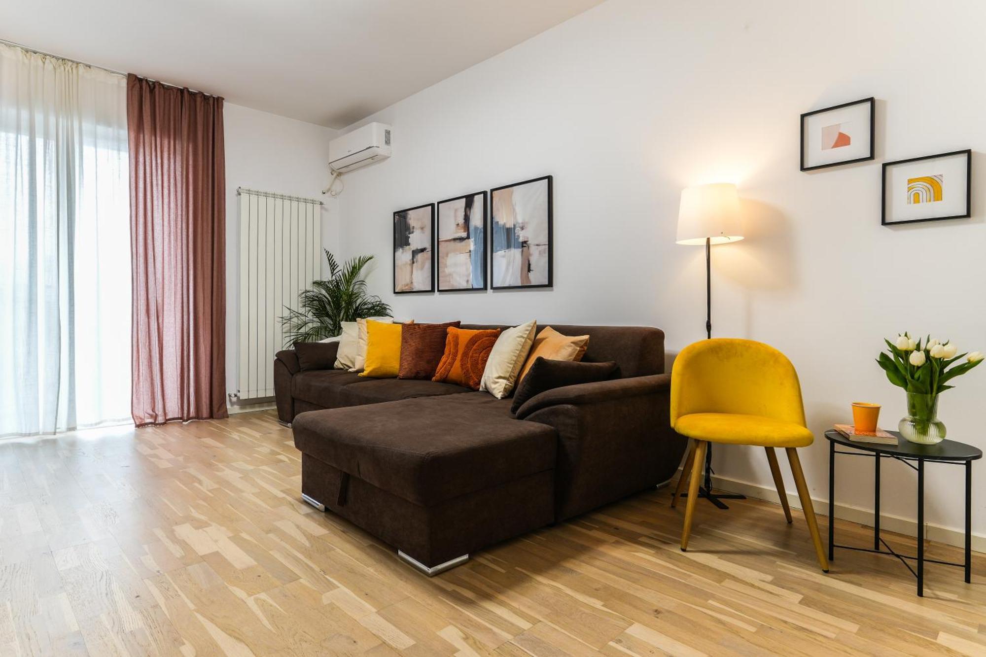 Amalia - Quiet 1Br Apartment With Parking & Wi-Fi Бухарест Екстер'єр фото